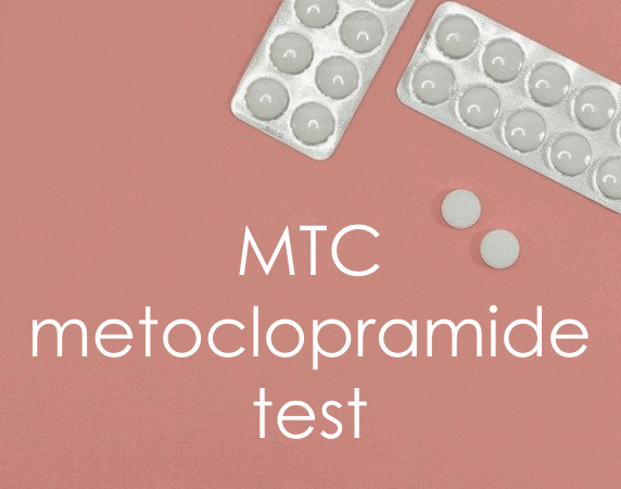 MTC metoclopramide test