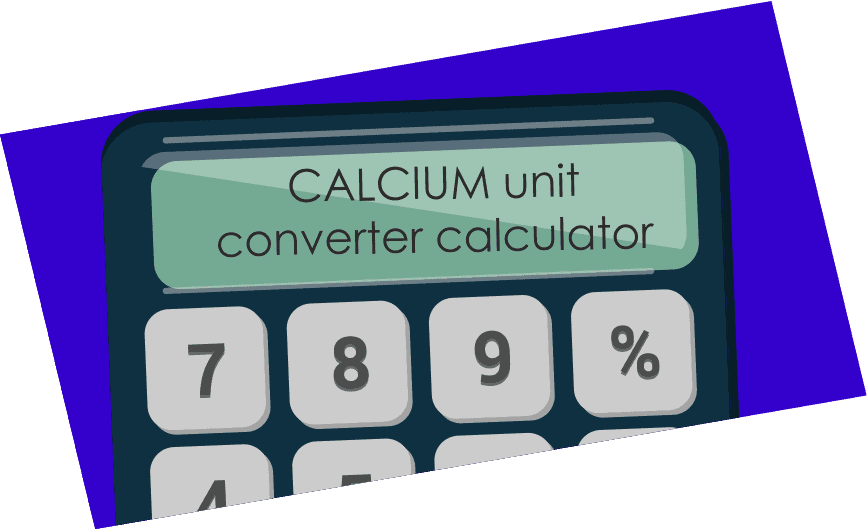 Calcium unit conventer calculator
