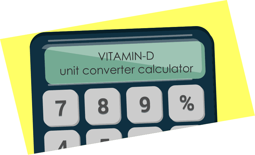 Vitamin D unit converter calculator