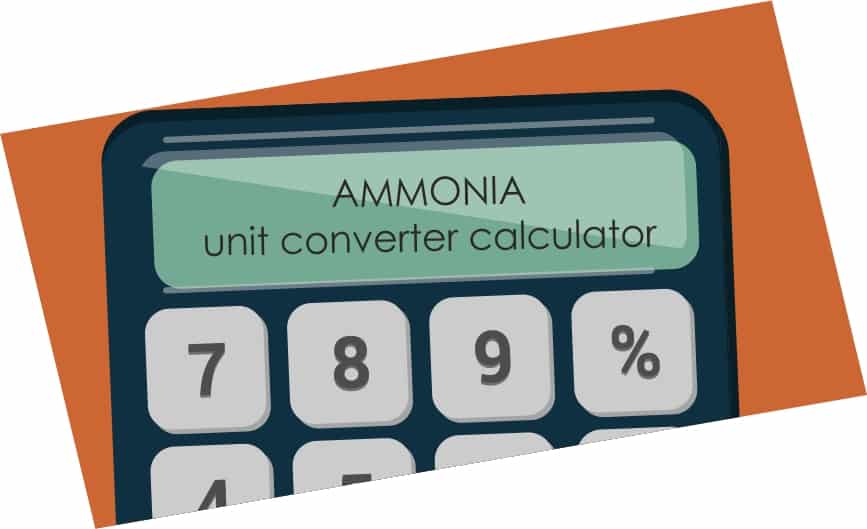 Ammonia unit converter calculator