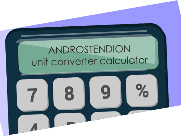 Androstendion unit converter calculator