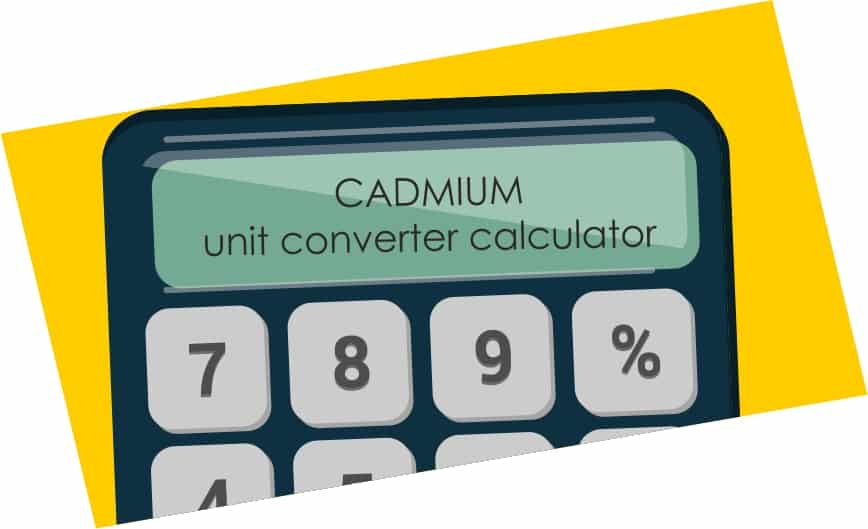 Cadmium unit converter calculator