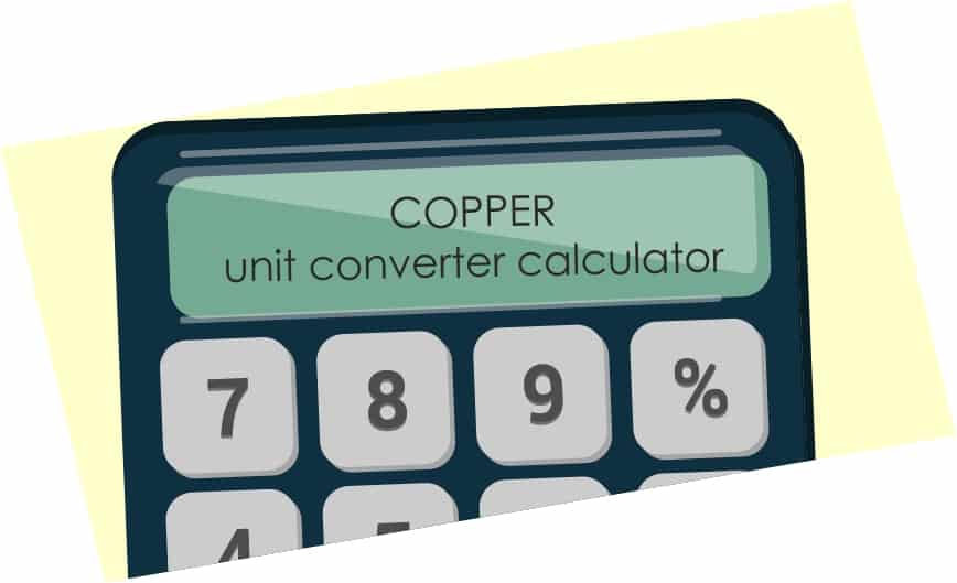 Copper unit converter calculator