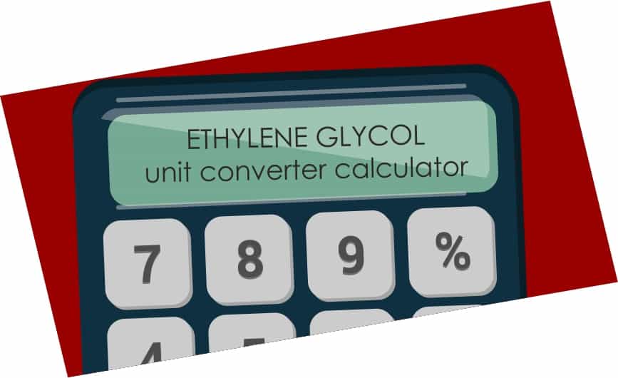 Ethylene glycol unit converter calculator
