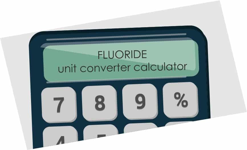 Fluoride unit converter calculator