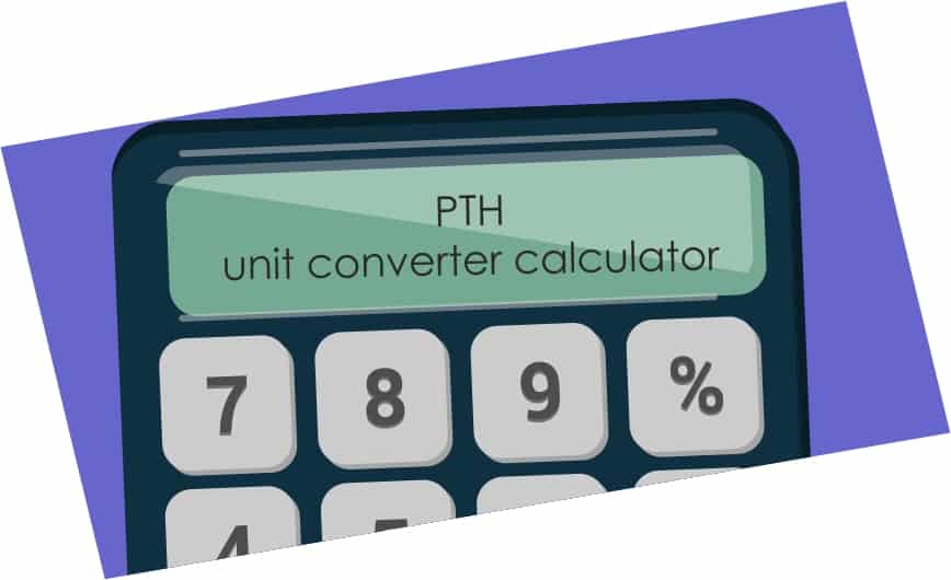 PTH unit converter calculator