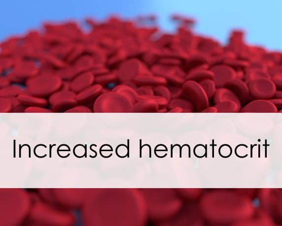 Increased hematocrit