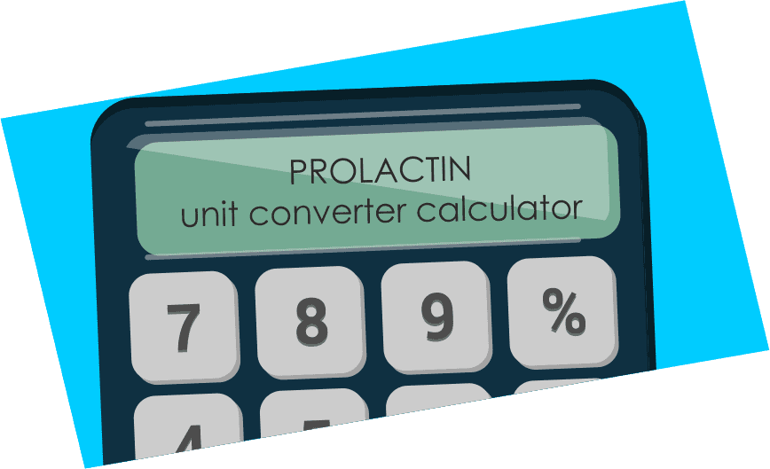 Prolactin unit converter calculator