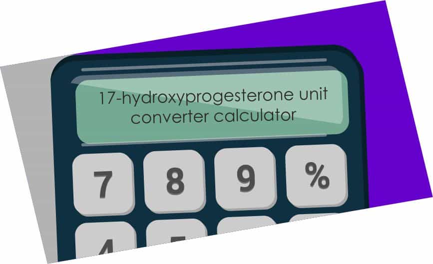 17-hydroxyprogesterone unit converter calculator