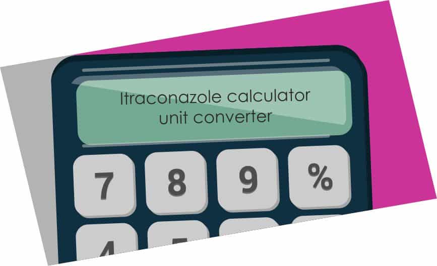Itraconazole calculator unit converter