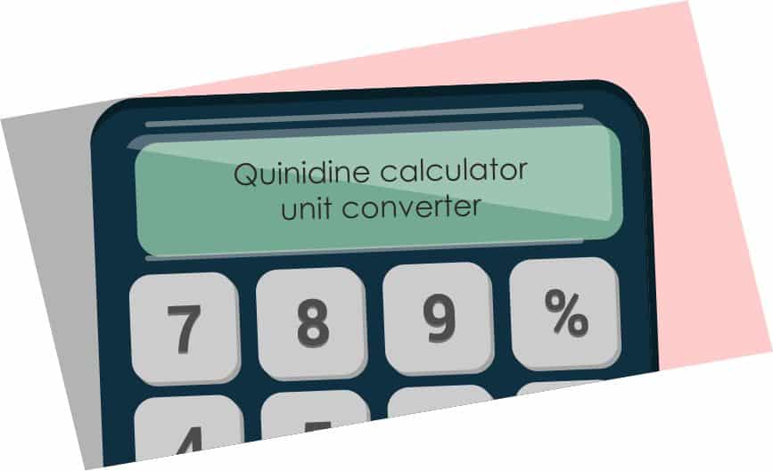 Quinidine calculator unit converter