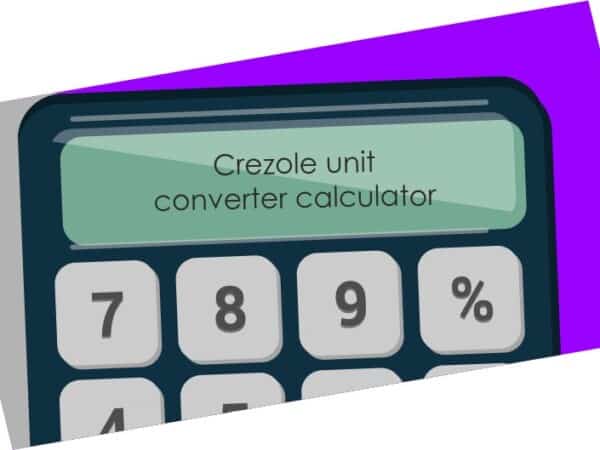 Crezole calculator unit converter
