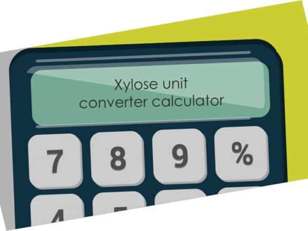 Xylose calculator unit converter